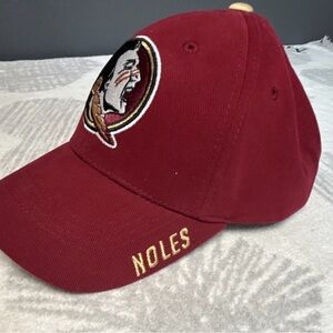 Captivating Headwear Florida State Seminoles Noles Red Gold Adjustable Hat Cap